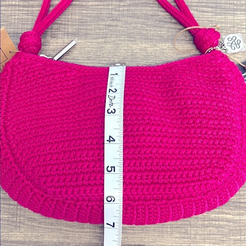 The Sak | Fusia Pink βJosieβ Shoulder Bag w/ Fruit Charms πππ - Picture 8 of 12